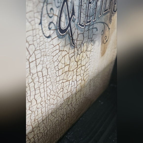 📬☕ Rustic Knickerbocker Mills Co. Card & Letter Holder – Vintage Tea & Coffee - Picture 4 of 15